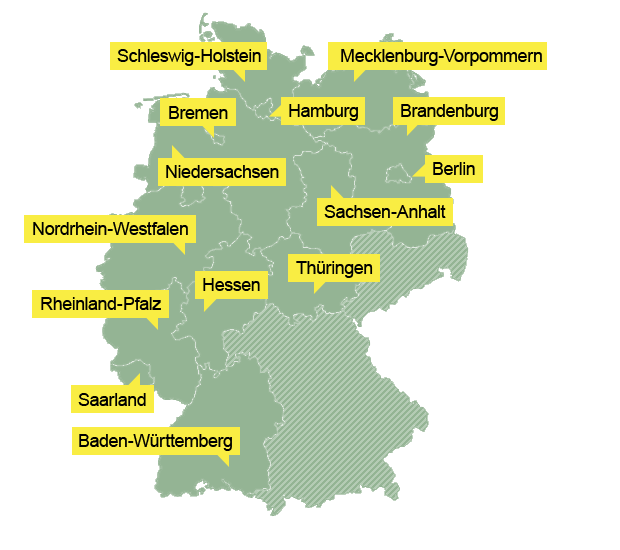 Deutschlandkarte Deutschlandkarte