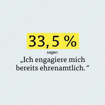 Das Ehrenamt in Zahlen Das Ehrenamt in Zahlen