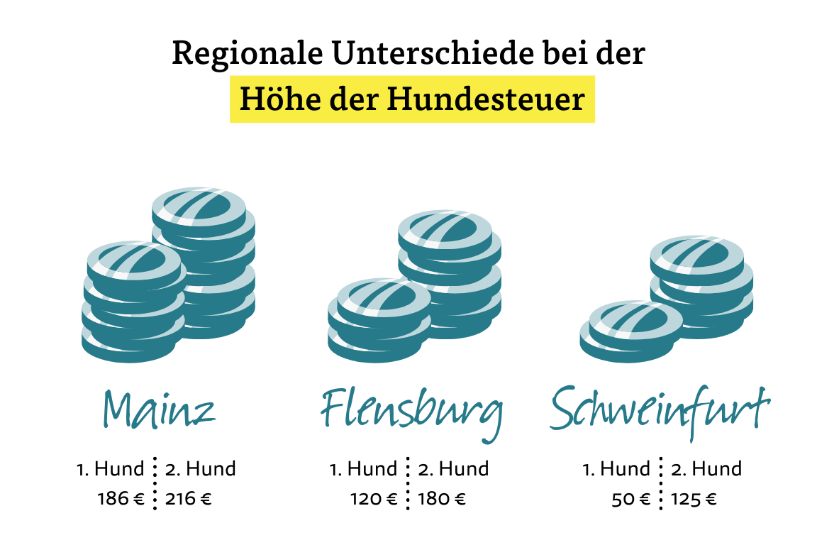 Regionale Unterschiede bei der Höhe der Hundesteuer Regionale Unterschiede bei der Höhe der Hundesteuer